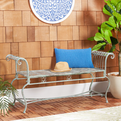 Iron Outdoor Bench