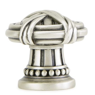 BERKLEY KNOB; MATTE SILVER FINISH