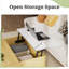 Table basse moderne avec plateau relevable