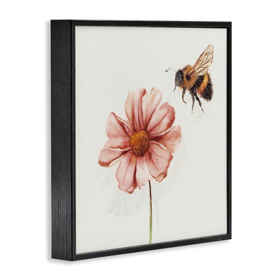 Giclée encadrée par Spring Pollination Bee, conception de Cady