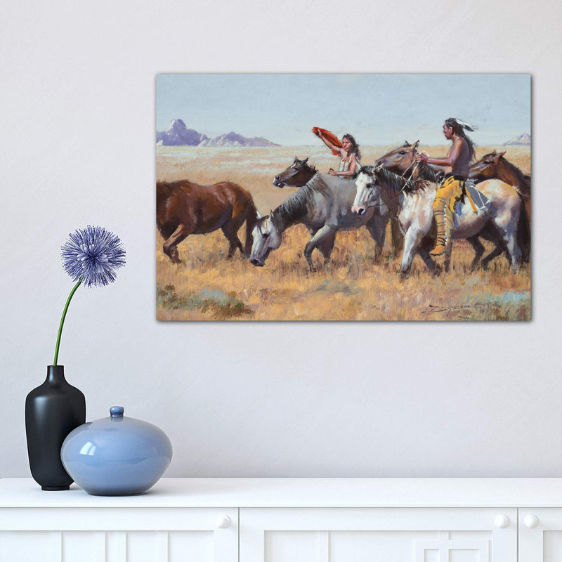 «Acquisitions» par David Edward Kucera - reproduction de photo, H 18 po x l 26 po x P 1,5 po, Toile tendue
