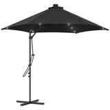 130cm Lighted Market Parasol