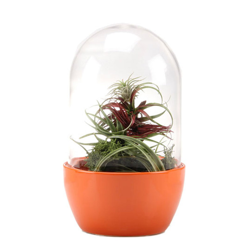 Ceramic Table Vase, Orange