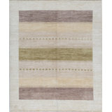 Gabbeh Wool Striped Area Rug