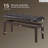 Bartons Bluff Faux Leather Upholstered Bench