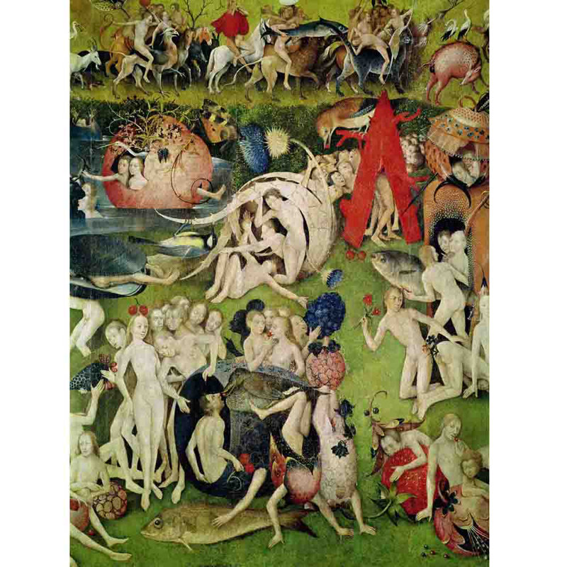 Adhésif décoratif Bosch, le jardin des délices (16ème) Bosch, H 60 po x l 44 po