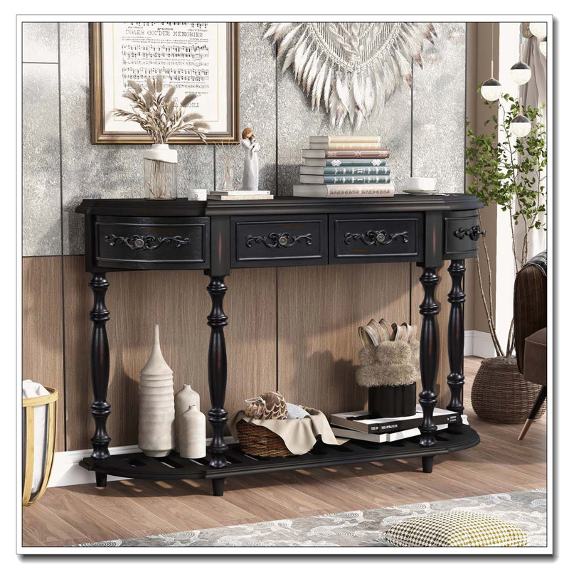 Console 52 po moderne et contemporaine, Noir