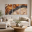"Brown and Black Tree Ring", ensemble de 3 toiles murales-1492040738