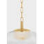 Moore Pendant in Aged Brass