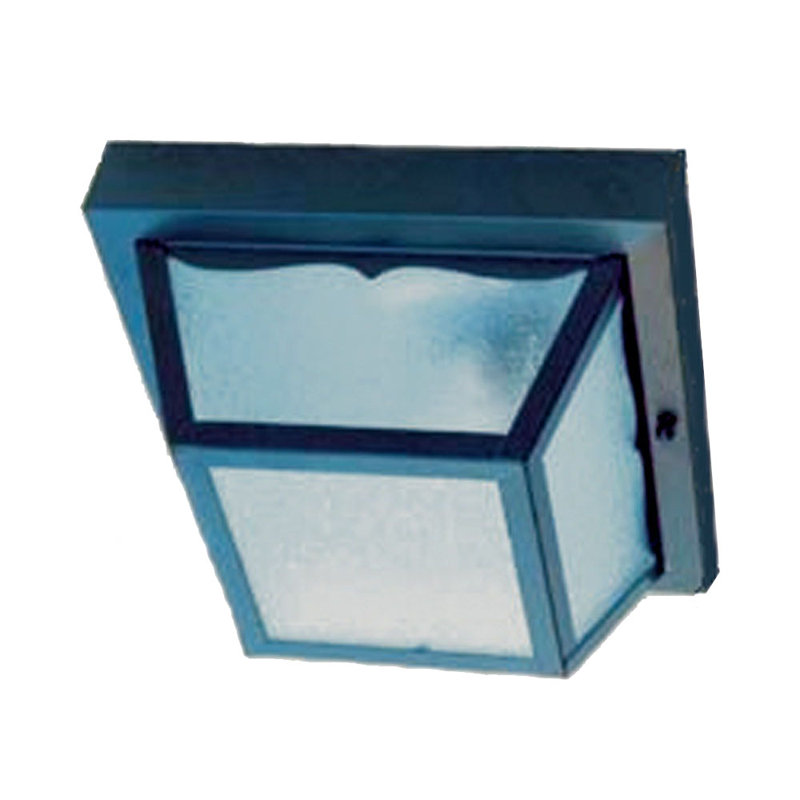 Ledbetter Glass Flush Mount, Matte Black