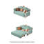 Canapé-lit convertible 90,55 po Modern Light Luxury-2129601410-2129601436