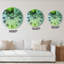 Horloge murale moderne Shades of Green-174219809