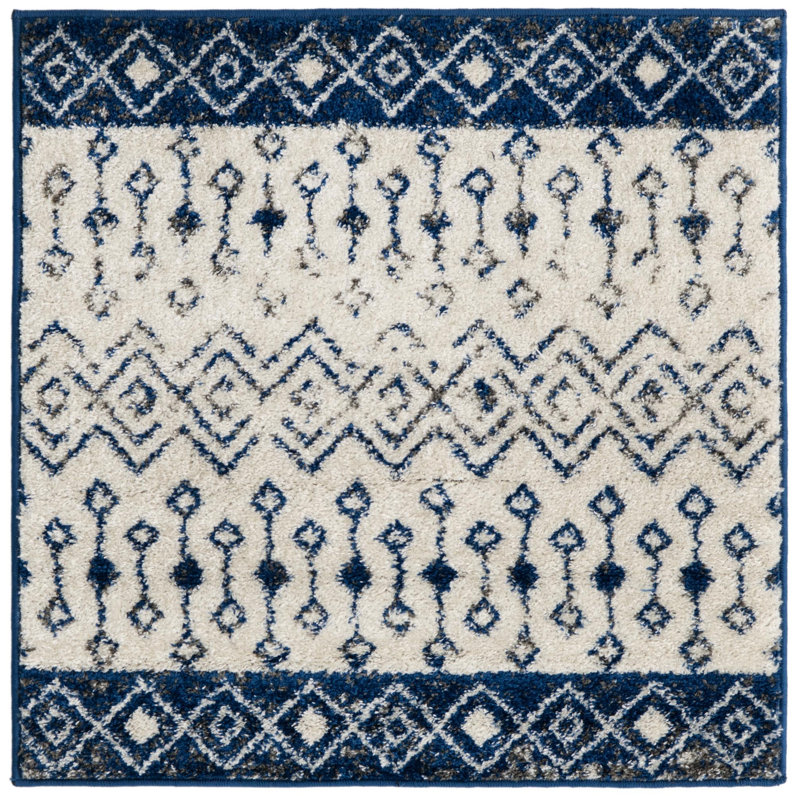 Bradley-Joe Abstract Indoor Rug, Square 3'3"