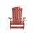Balasi Contemporary Commercial Grade All-Weather Poly Resin Indoor/Outdoor Folding Adirondack Chair-1335100981