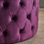 Velours fuchsia avec siège confortable et confortable pour l'intérieur de la maison