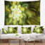 Tapisserie «Floral Dance of Yellow Fractal Petals»-28496800