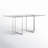 Wadley Glass Top Metal Base Dining Table-357195876-357195884