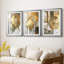 ABSTRACT Series CXV III - Impression sur mesure avec cadre de qualité supérieure - 3 pièces-1929217526-1929217525