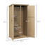 Armoire de rangement autoportante, armoire de maison en bois, armoire de rangement d'extérieur-125246049