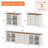 Scarlett 3-In-1 TV Stand for TV's up to 85"-1219087930