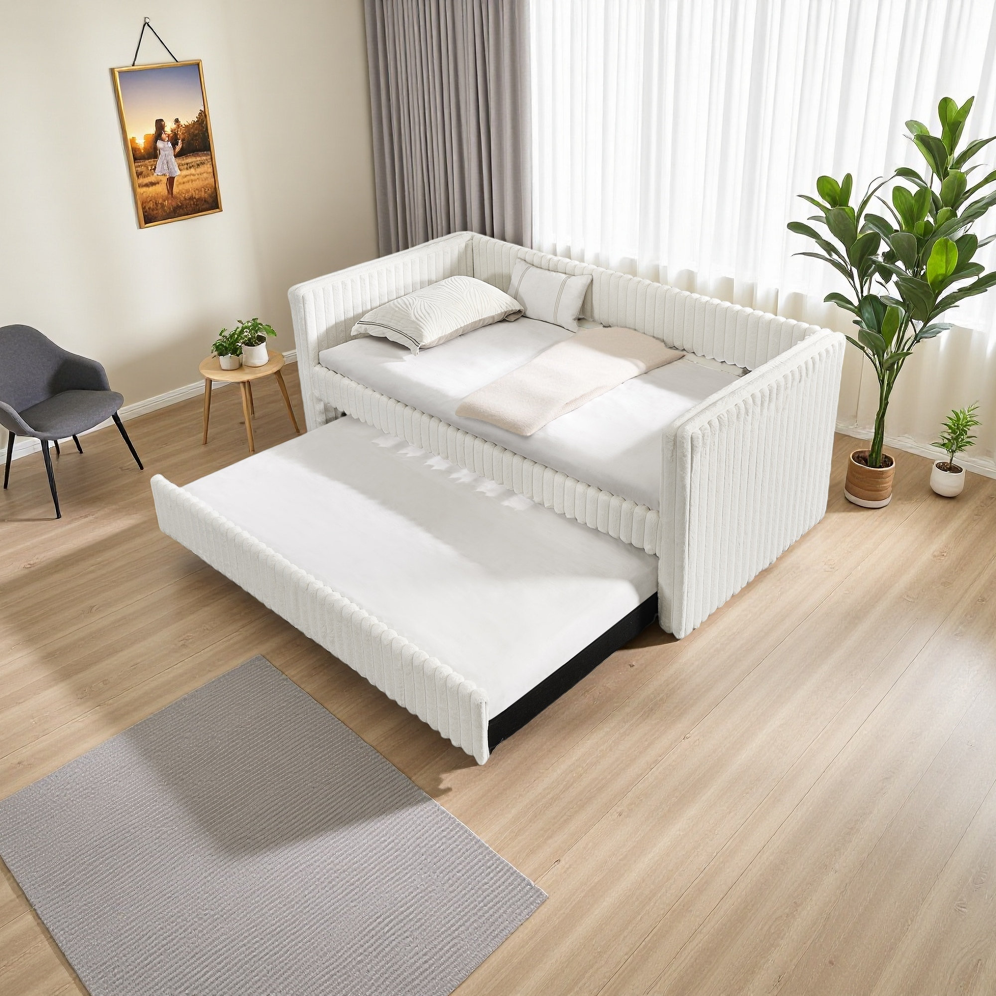Mercer41 Twin Size Twin Size Bed Frames With An Another Bed Frame ...