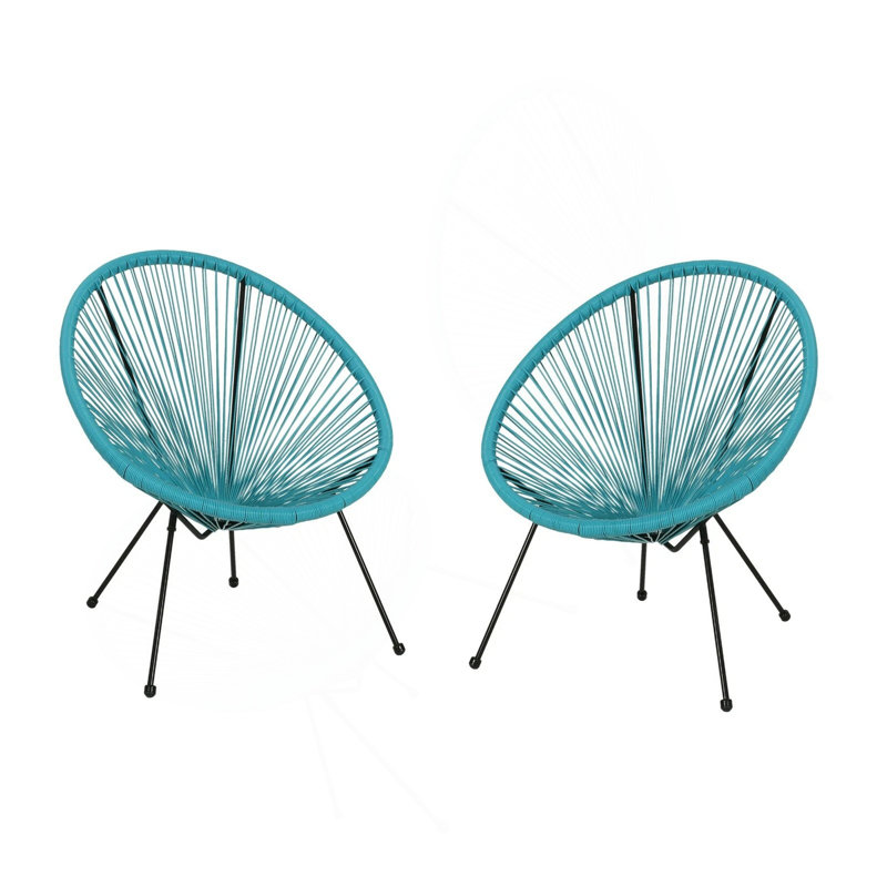 Chaise Anson (ensemble de 2) - Bleu sarcelle, Sarcelle