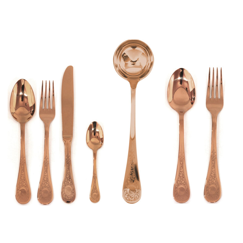 Ensemble de couverts Diana - 51 pièces - Acier inoxydable, Argent argent