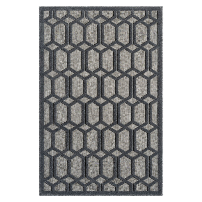 Dimitri Geometric Indoor / Outdoor Area Rug, Rectangle 100 x 160cm