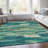 Premium Machine Washable Prisco Emerald Rug-229402357