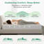 Matelas en mousse viscoélastique imprégnée de gel 6 po / 8 po Novilla-126443059-100754625