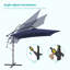 Vincenza 98.4" Cantilever Umbrella with Crank-1246765627