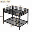 Metal Bunk Bed,Space-Saving/Noise Reduced/No Box Spring Needed-801056336-801056343