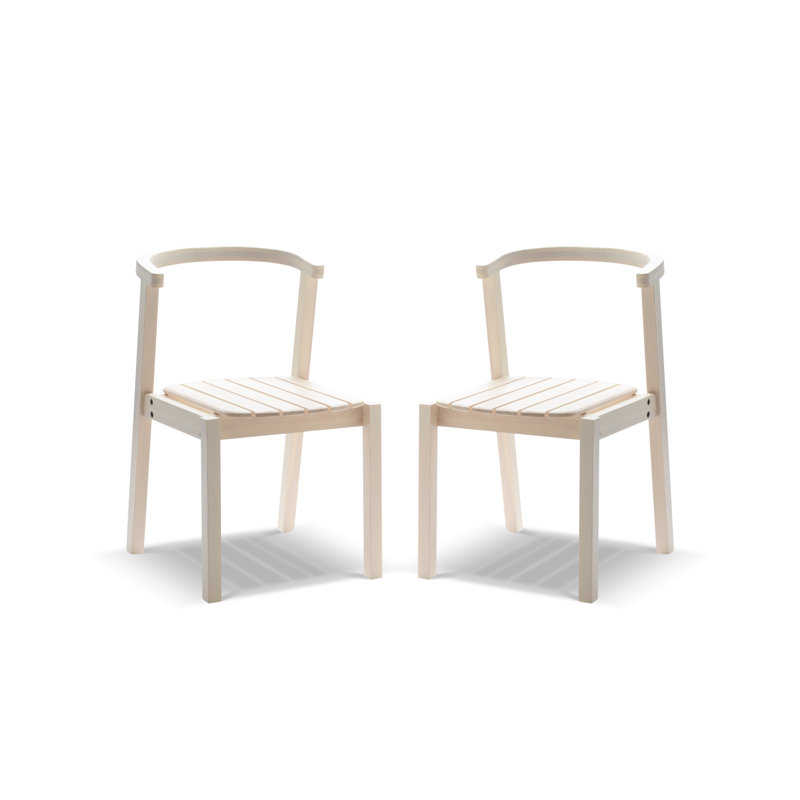 Patio Dining Side Chair, White