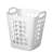Flexible Plastic Laundry Basket - Square Storage Hamper With Side Handles For Easy Carrying - Versatile Organizer For Laundry, And Household Storage, 50 Litter-1596724561-1359134689-1597982715