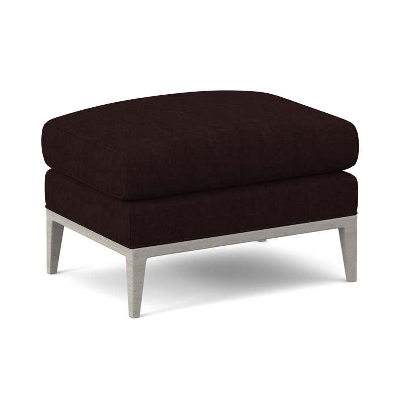 Repose-pieds standard de 29 po Cooper, Acajou Margaret, Bisque