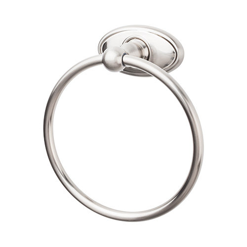 Edwardian Bath  Towel Ring, Brushed Satin Nickel
