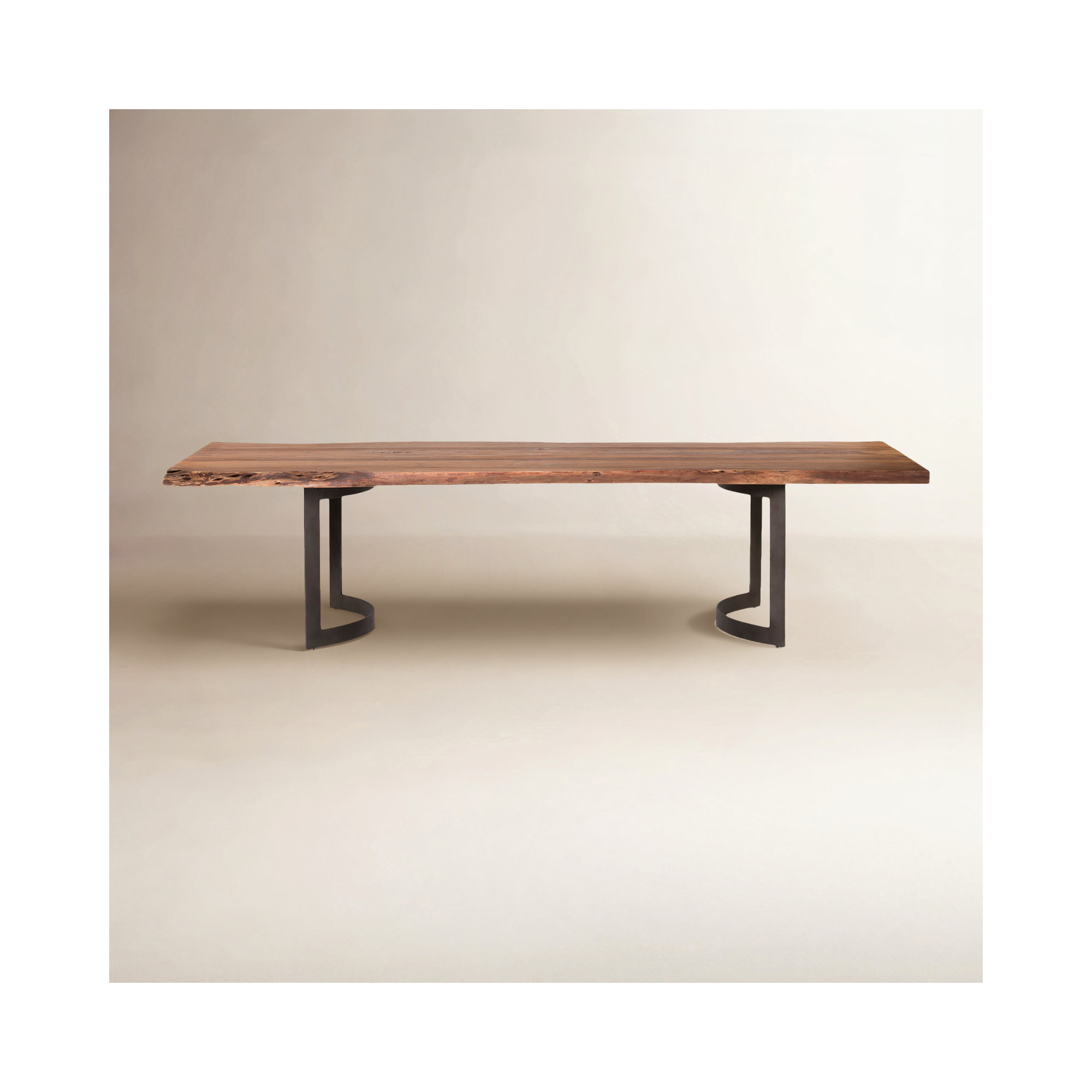 Burnell Dining Table, Brown, 118" L x 40" W