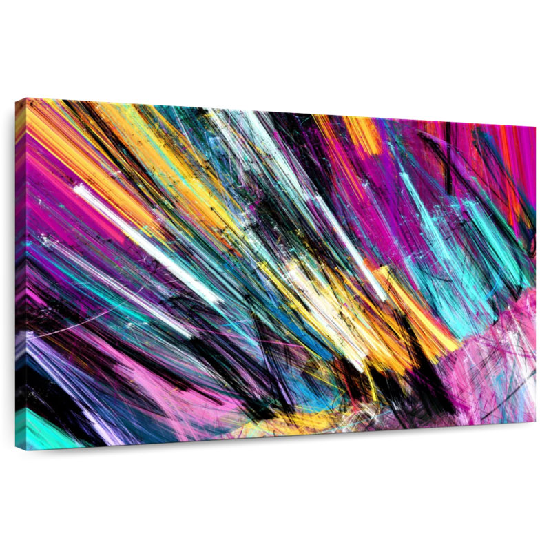 Avery Rainbow Abstract, 32" H x 48" W