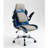 Inbox Zero Imery Adjustable Armrest and Adjustable Height Game Chair in Gray