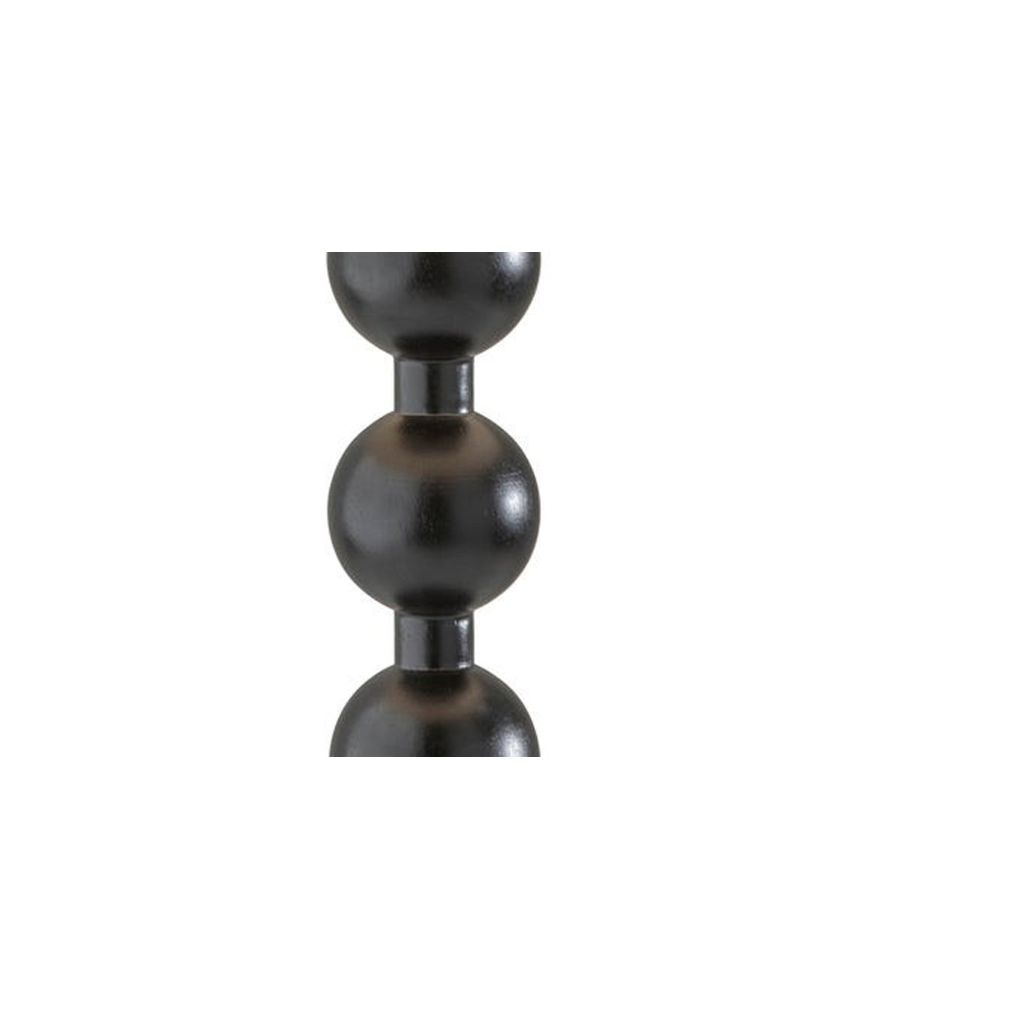 Levy Solid Wood Table Lamp, Black