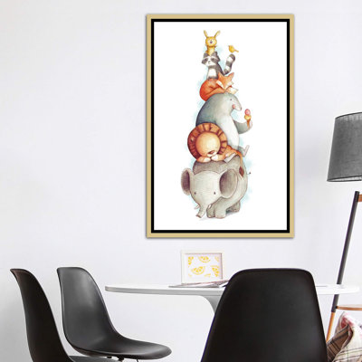 «Party Animals» par Mike Koubou - impression d'art graphique