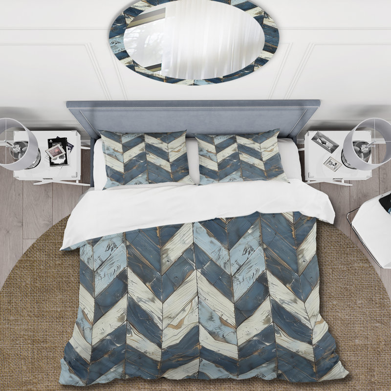 Ensemble de housse de couette Farmhouse, Housse de couette très grand + 2 taies décorativ