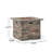 Outdoor Square Propane Fire Pit - 40,000 BTU
