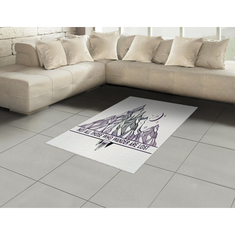 Adventure High Density Long Fiber Poly Threads Decorative Area Rug Carpet, Rectangle 2'7" x 5'