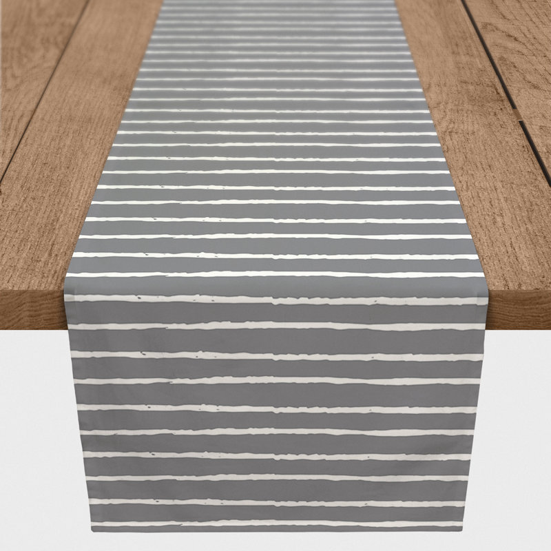 Chemin de table Vancouver, 72 po x 16 po, Gris