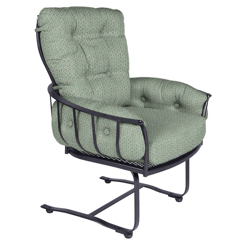 Monterra Outdoor Lounge Chair, Graphite, Adena Shale