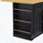 53Inch Large Kitchen Island With 2 Bar Stools, Power Outlet,Door Internal Storage Rack, Kitchen Storage Cart On 5 Wheels With Drop Leaf, 5 Open Side Racks, 3 Drawers-930912958