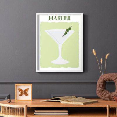 Reproduction encadrée Martini - bois massif