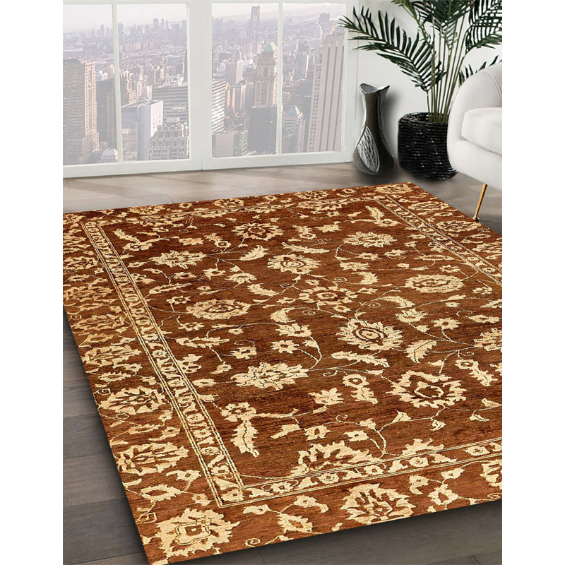 Abstract Indoor Rug, Rectangle 4' x 6'