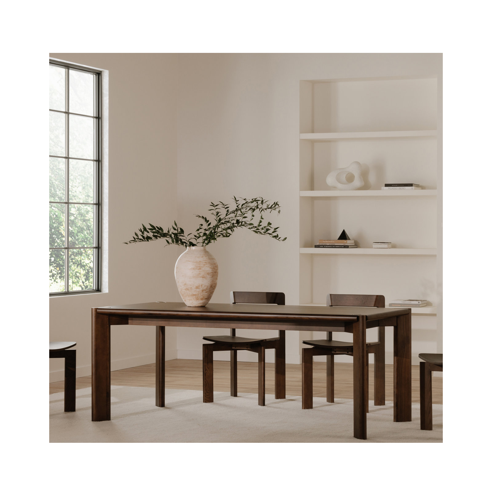 Leola Ash Solid Wood Dining Table